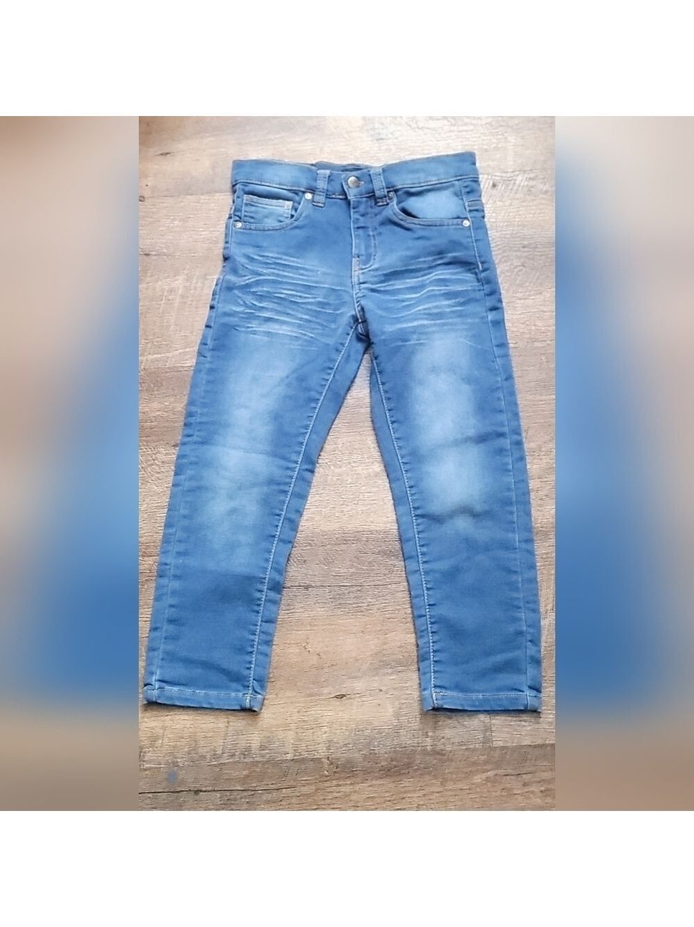 Tony Hawk Kids Straight Legged Jeans in Classic Blue Sz 6